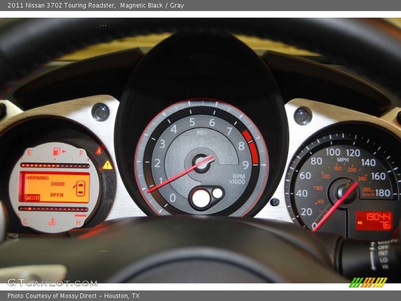 Magnetic Black / Gray 2011 Nissan 370Z Touring Roadster