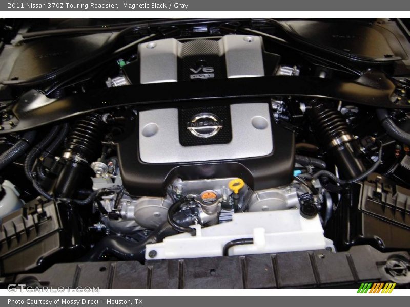 Magnetic Black / Gray 2011 Nissan 370Z Touring Roadster