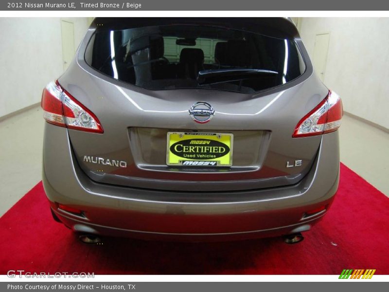 Tinted Bronze / Beige 2012 Nissan Murano LE