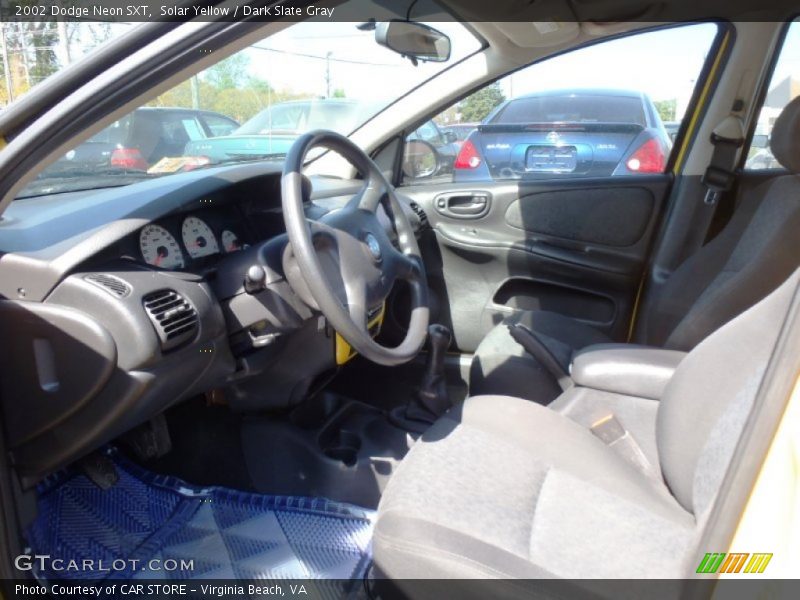 Solar Yellow / Dark Slate Gray 2002 Dodge Neon SXT