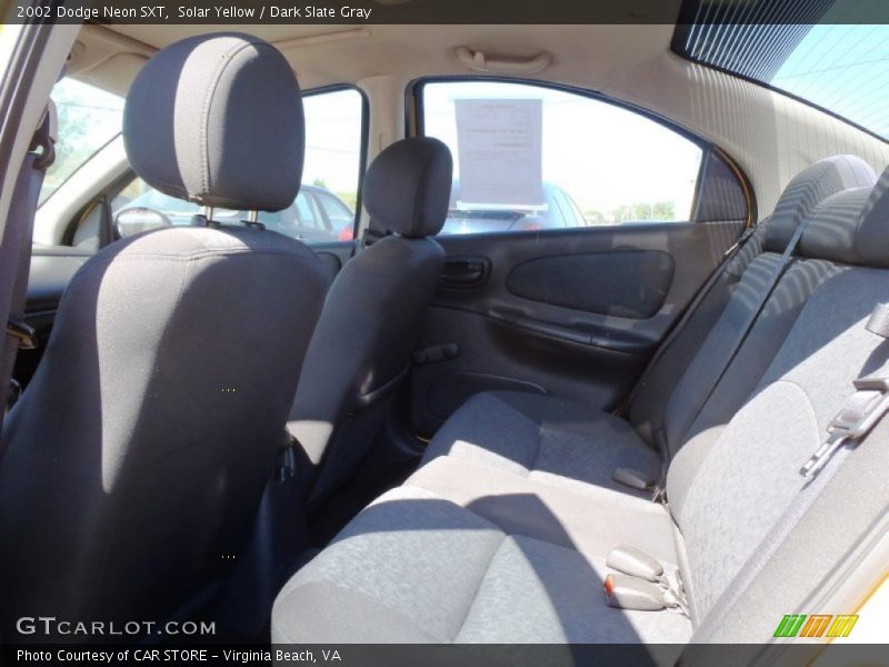 Solar Yellow / Dark Slate Gray 2002 Dodge Neon SXT