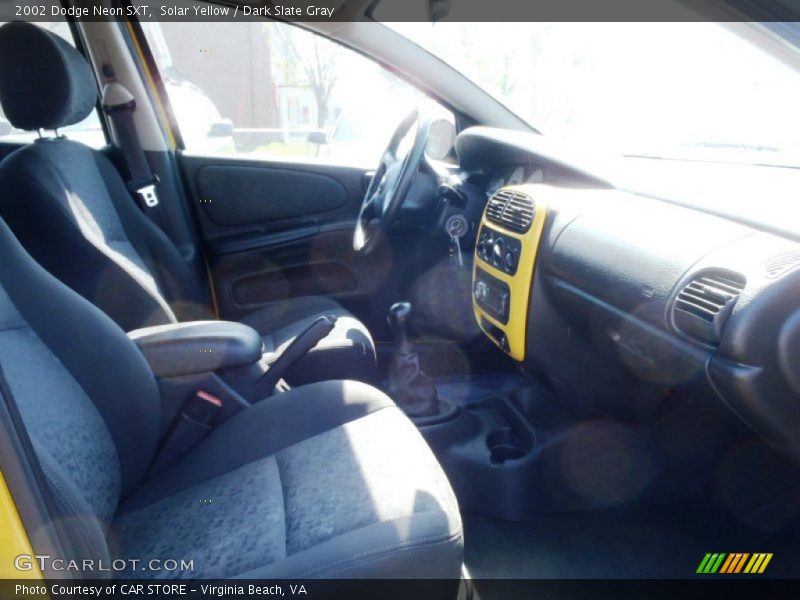 Solar Yellow / Dark Slate Gray 2002 Dodge Neon SXT