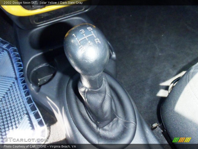 Solar Yellow / Dark Slate Gray 2002 Dodge Neon SXT