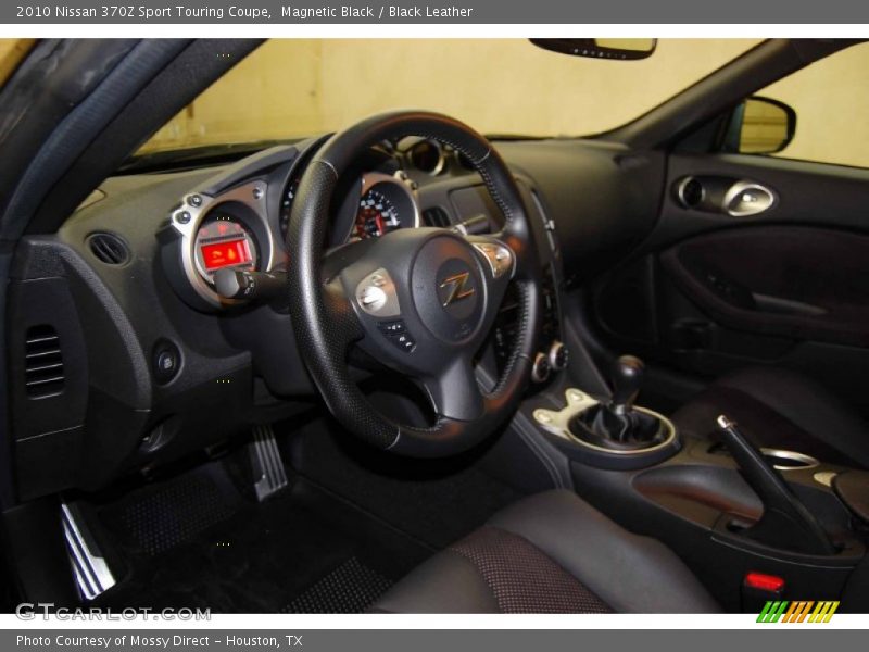 Magnetic Black / Black Leather 2010 Nissan 370Z Sport Touring Coupe