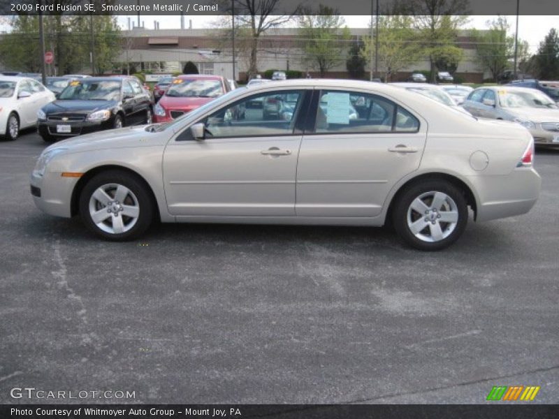 Smokestone Metallic / Camel 2009 Ford Fusion SE