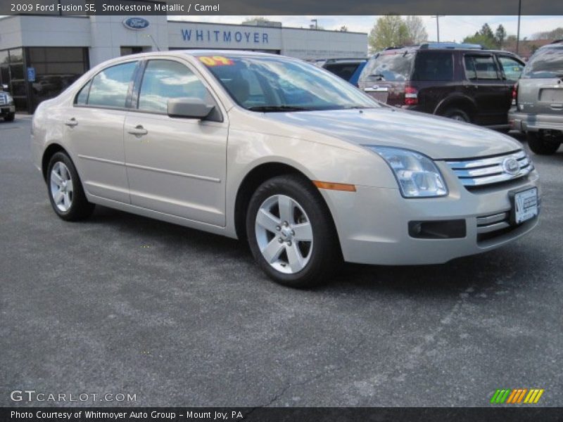 Smokestone Metallic / Camel 2009 Ford Fusion SE