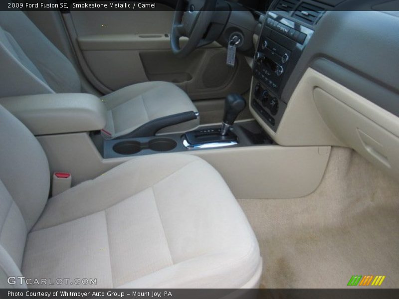 Smokestone Metallic / Camel 2009 Ford Fusion SE