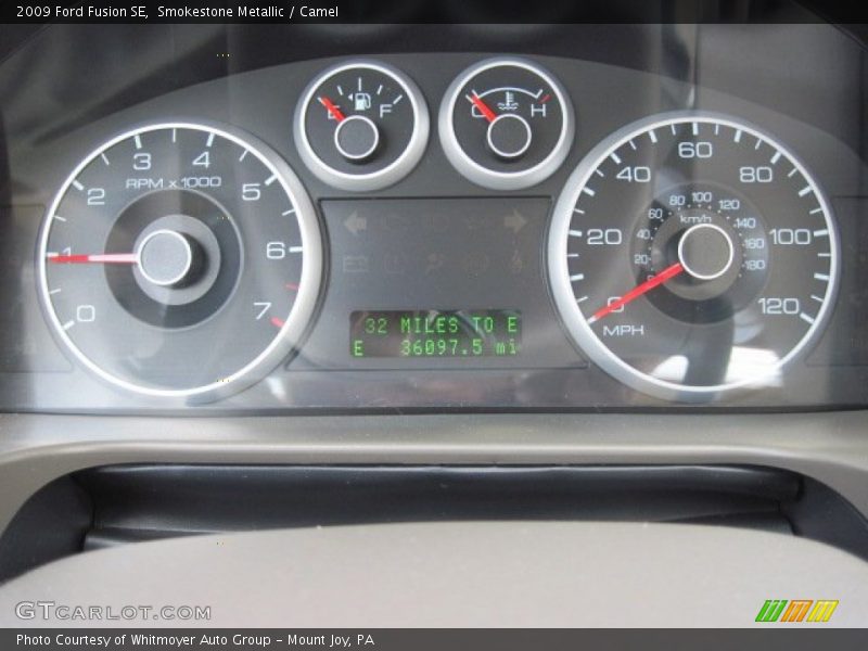 Smokestone Metallic / Camel 2009 Ford Fusion SE