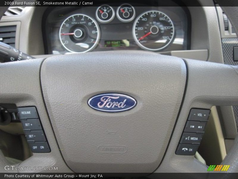 Smokestone Metallic / Camel 2009 Ford Fusion SE