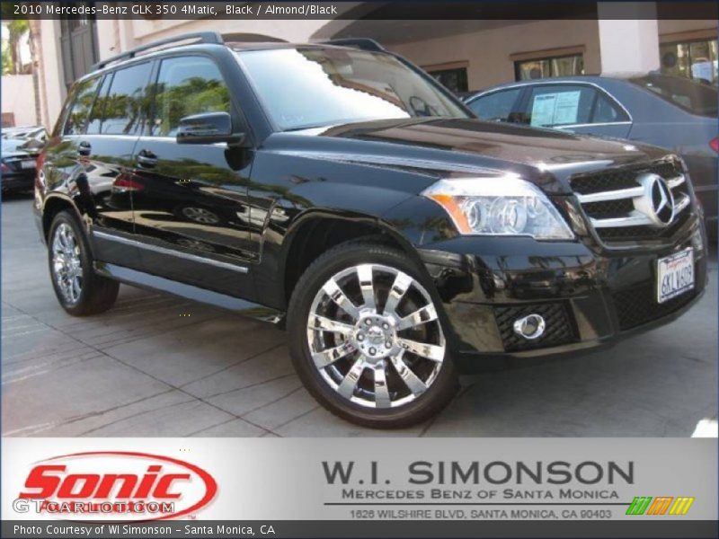Black / Almond/Black 2010 Mercedes-Benz GLK 350 4Matic