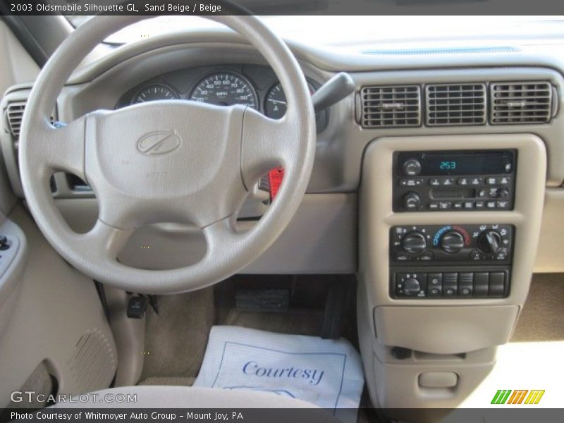 Sand Beige / Beige 2003 Oldsmobile Silhouette GL