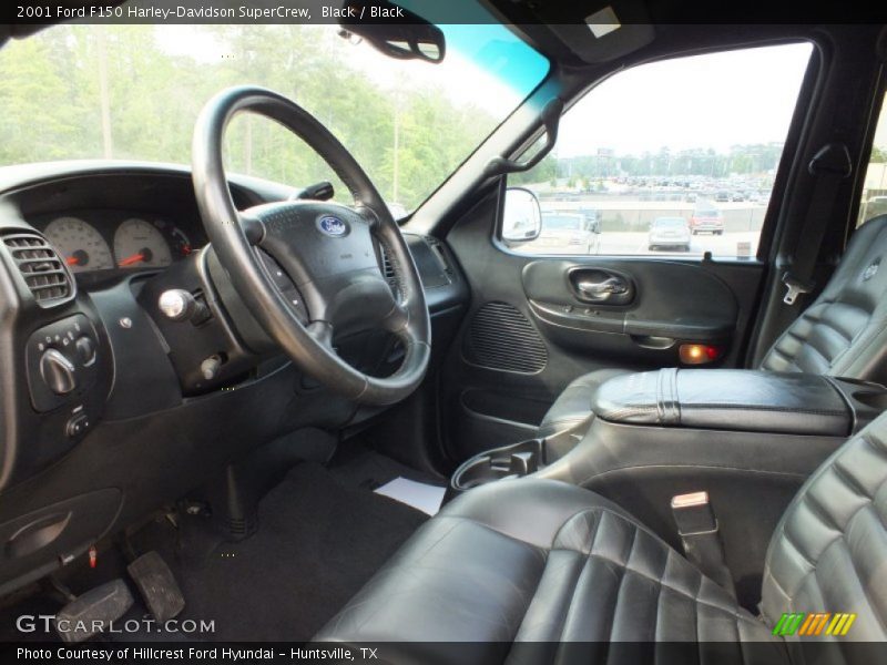 Black / Black 2001 Ford F150 Harley-Davidson SuperCrew