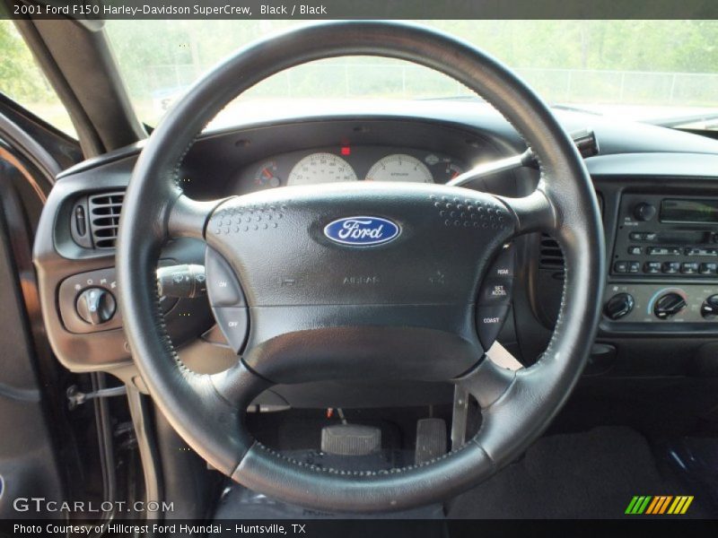 Black / Black 2001 Ford F150 Harley-Davidson SuperCrew