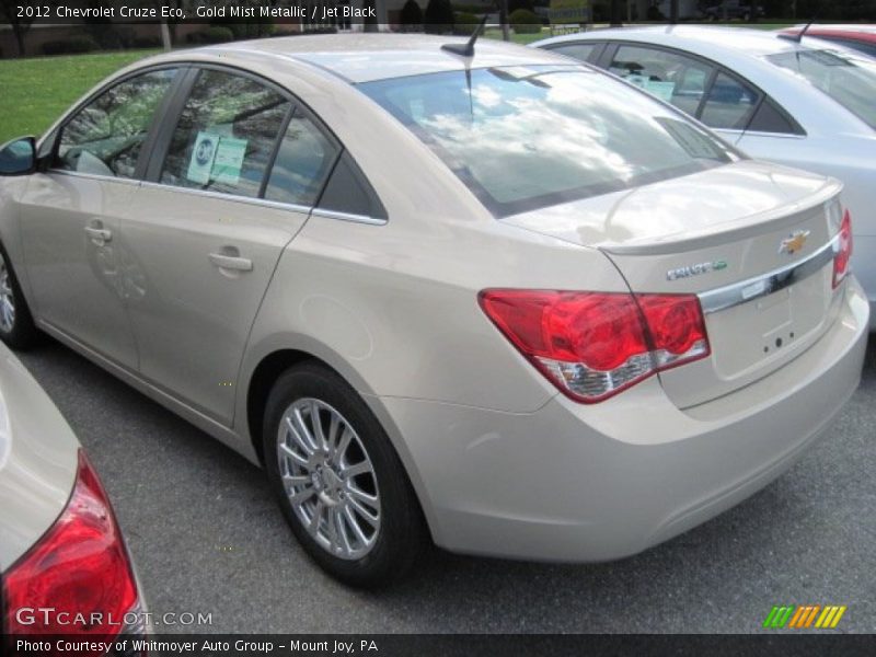 Gold Mist Metallic / Jet Black 2012 Chevrolet Cruze Eco