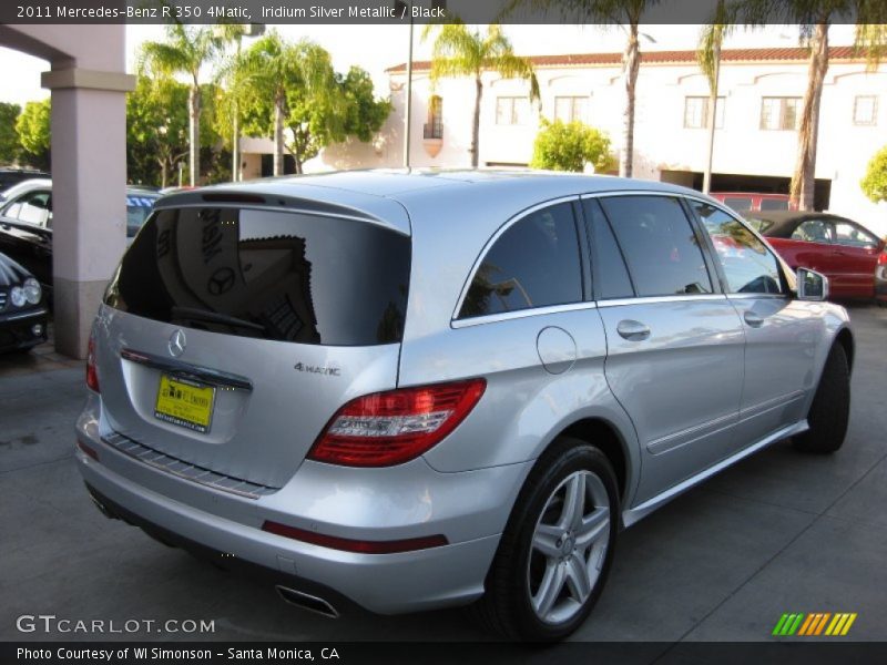 Iridium Silver Metallic / Black 2011 Mercedes-Benz R 350 4Matic