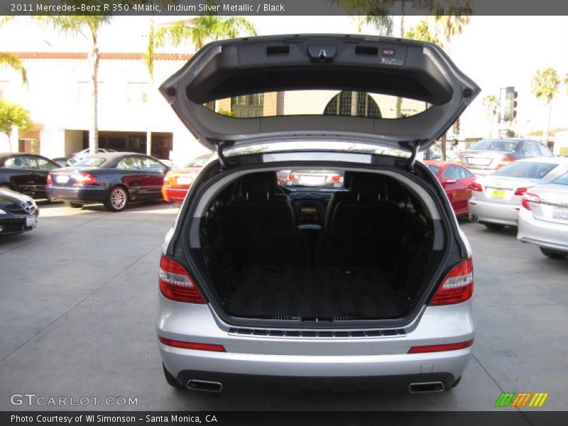 Iridium Silver Metallic / Black 2011 Mercedes-Benz R 350 4Matic