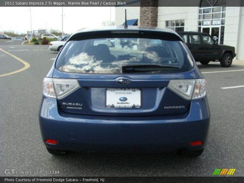 Marine Blue Pearl / Carbon Black 2011 Subaru Impreza 2.5i Wagon