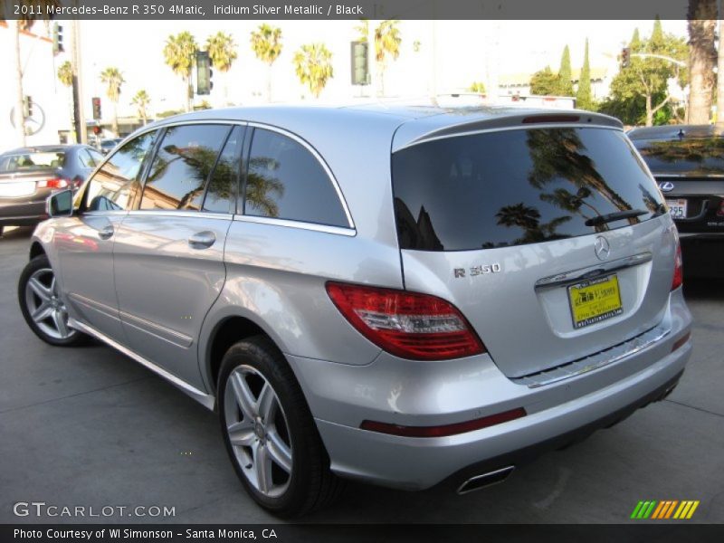 Iridium Silver Metallic / Black 2011 Mercedes-Benz R 350 4Matic