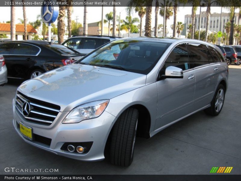 Iridium Silver Metallic / Black 2011 Mercedes-Benz R 350 4Matic