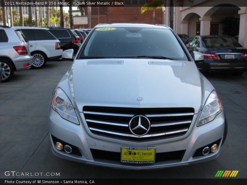 Iridium Silver Metallic / Black 2011 Mercedes-Benz R 350 4Matic