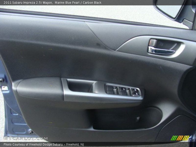 Marine Blue Pearl / Carbon Black 2011 Subaru Impreza 2.5i Wagon