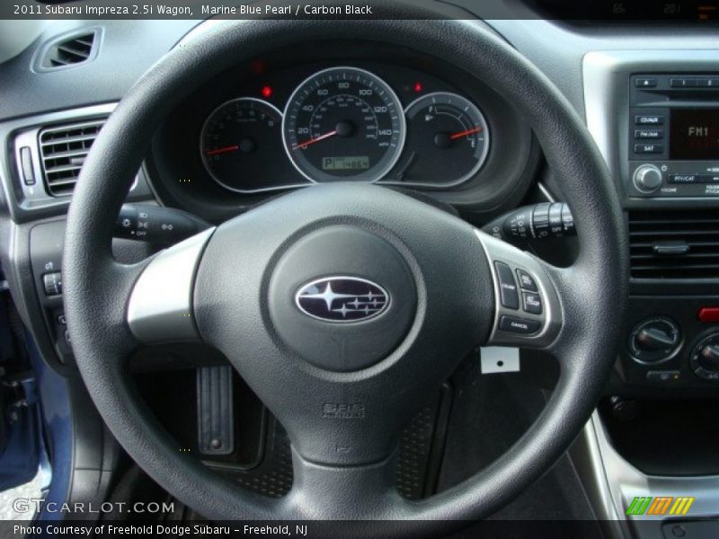 Marine Blue Pearl / Carbon Black 2011 Subaru Impreza 2.5i Wagon