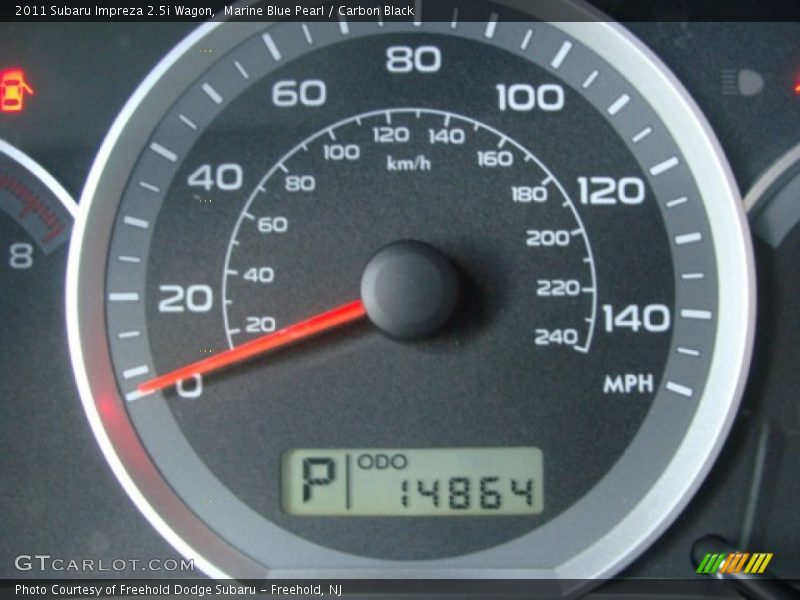 Marine Blue Pearl / Carbon Black 2011 Subaru Impreza 2.5i Wagon