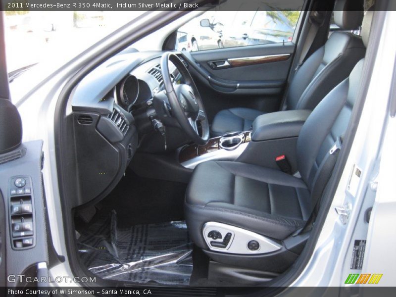 Iridium Silver Metallic / Black 2011 Mercedes-Benz R 350 4Matic