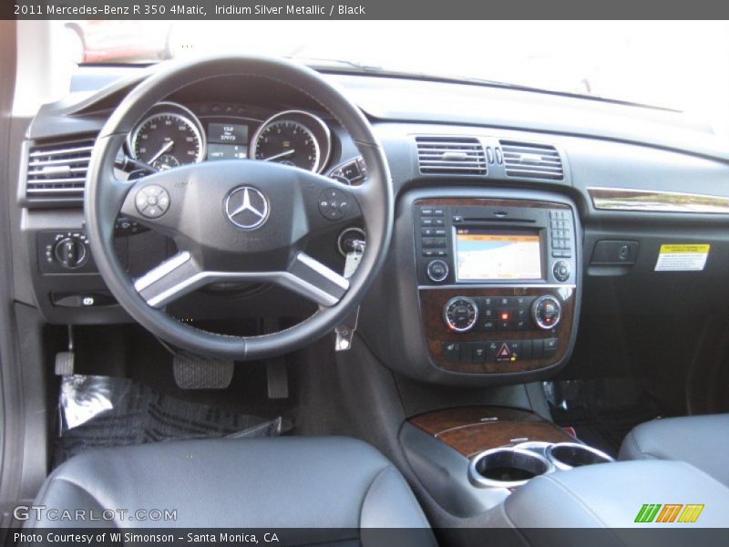Iridium Silver Metallic / Black 2011 Mercedes-Benz R 350 4Matic