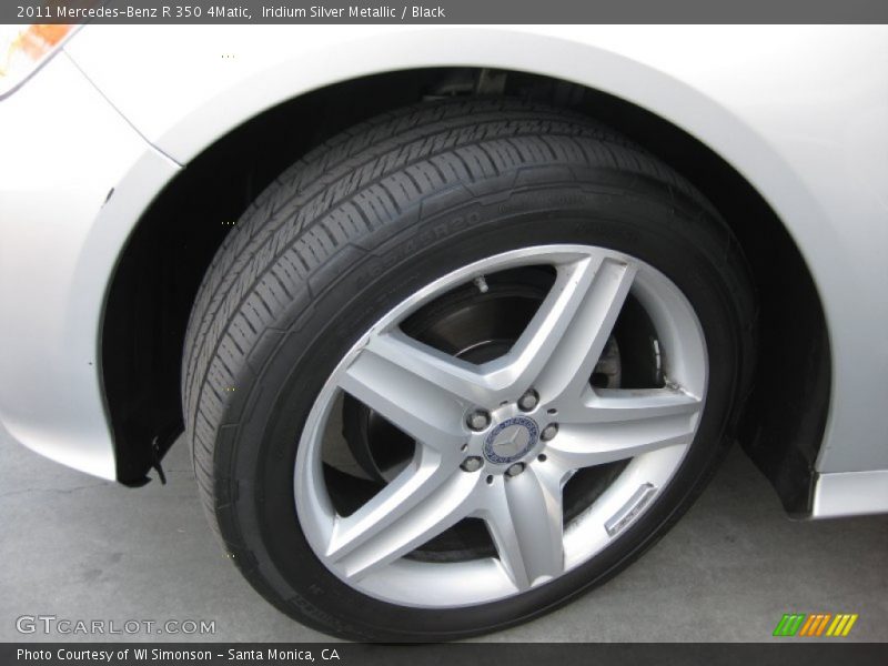 Iridium Silver Metallic / Black 2011 Mercedes-Benz R 350 4Matic