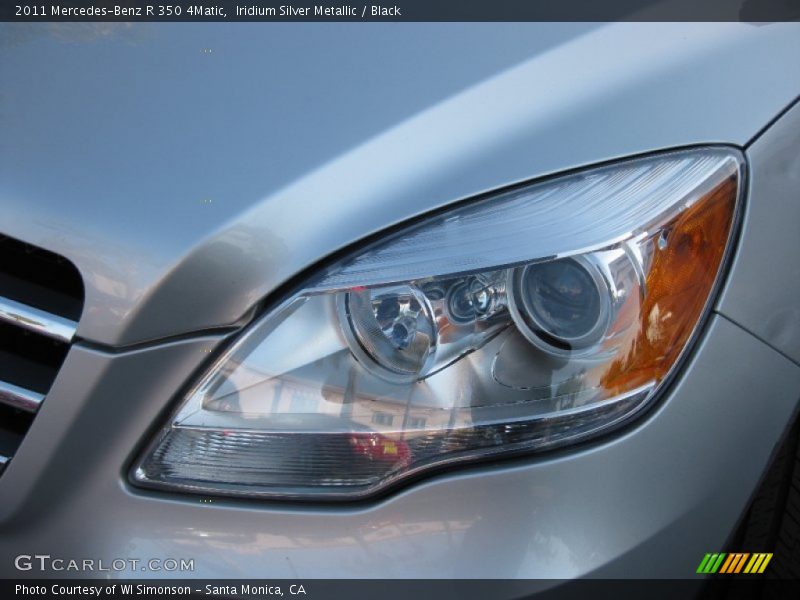 Iridium Silver Metallic / Black 2011 Mercedes-Benz R 350 4Matic
