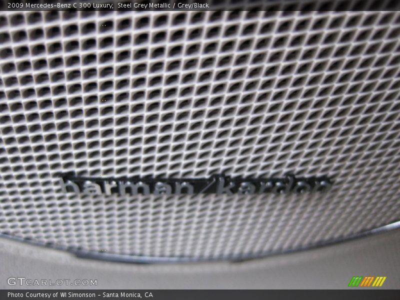 Steel Grey Metallic / Grey/Black 2009 Mercedes-Benz C 300 Luxury