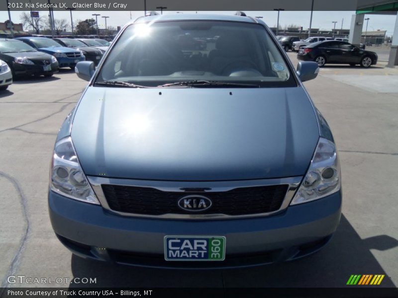 Glacier Blue / Gray 2012 Kia Sedona LX