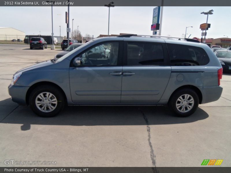 Glacier Blue / Gray 2012 Kia Sedona LX