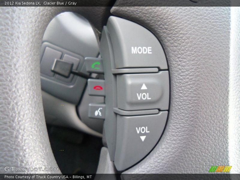 Glacier Blue / Gray 2012 Kia Sedona LX