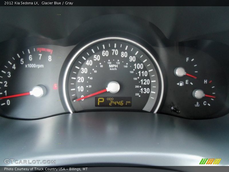 Glacier Blue / Gray 2012 Kia Sedona LX