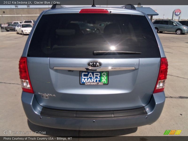 Glacier Blue / Gray 2012 Kia Sedona LX