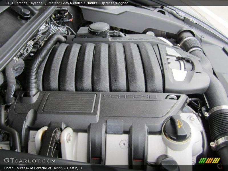 Meteor Grey Metallic / Natural Espresso/Cognac 2011 Porsche Cayenne S