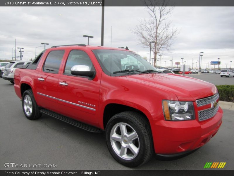 Victory Red / Ebony 2010 Chevrolet Avalanche LTZ 4x4