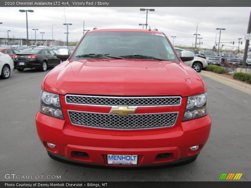 Victory Red / Ebony 2010 Chevrolet Avalanche LTZ 4x4
