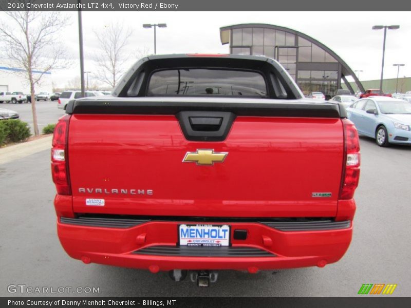 Victory Red / Ebony 2010 Chevrolet Avalanche LTZ 4x4