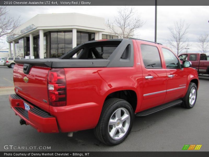 Victory Red / Ebony 2010 Chevrolet Avalanche LTZ 4x4