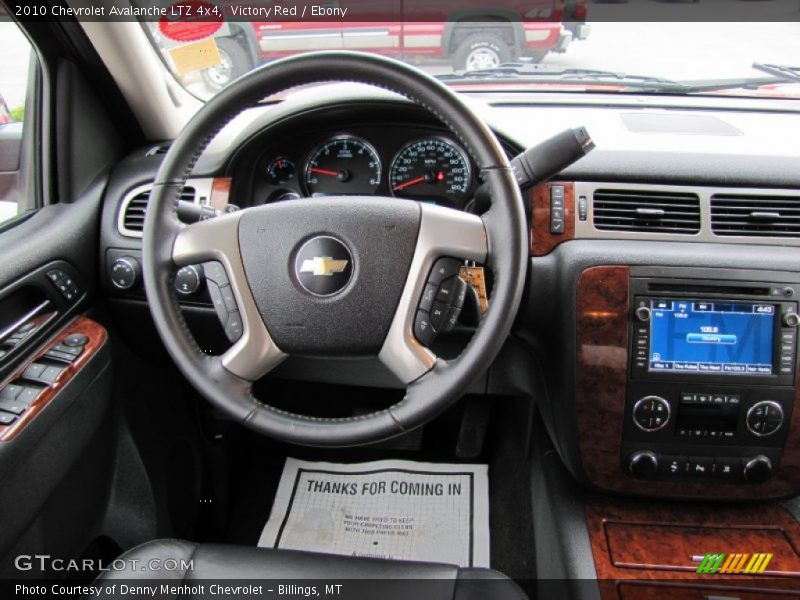 Victory Red / Ebony 2010 Chevrolet Avalanche LTZ 4x4