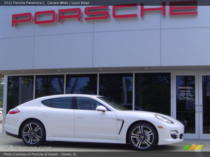  2012 Panamera S Carrara White