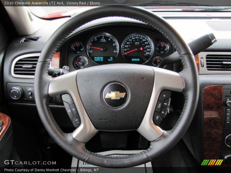 Victory Red / Ebony 2010 Chevrolet Avalanche LTZ 4x4