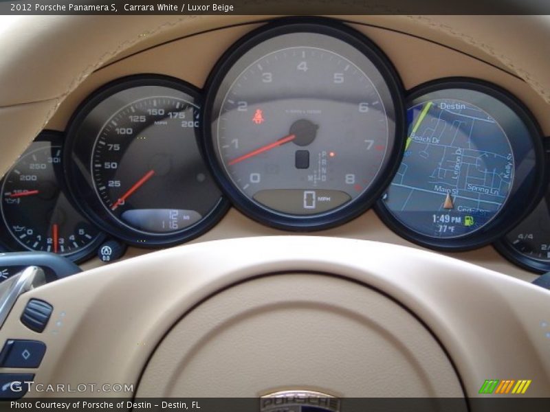  2012 Panamera S S Gauges