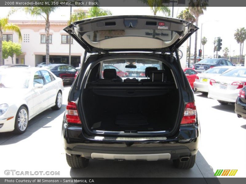 Black / Black 2008 Mercedes-Benz ML 350 4Matic