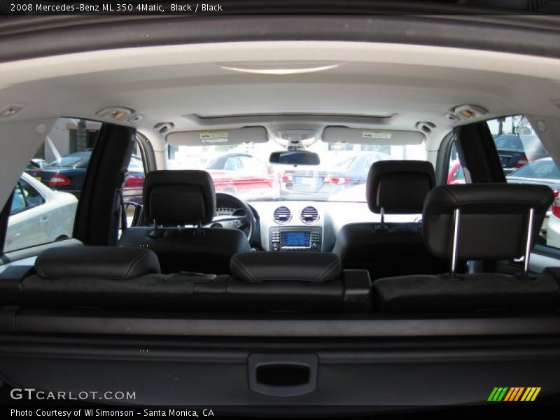 Black / Black 2008 Mercedes-Benz ML 350 4Matic