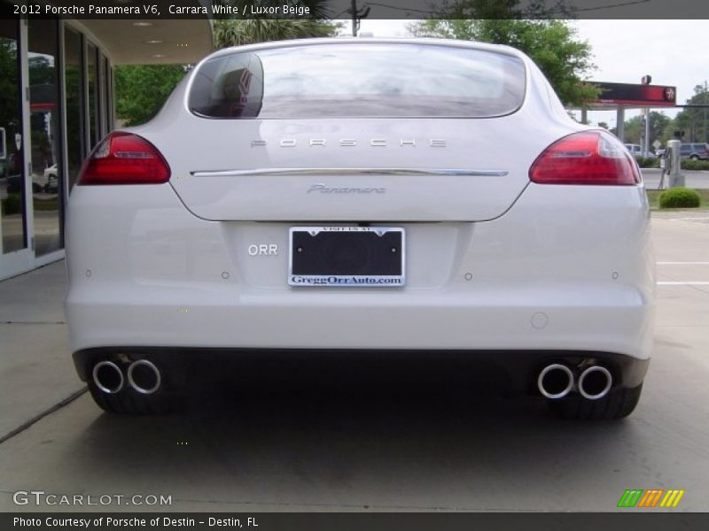 Carrara White / Luxor Beige 2012 Porsche Panamera V6