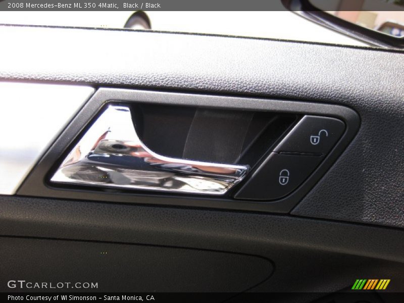 Black / Black 2008 Mercedes-Benz ML 350 4Matic
